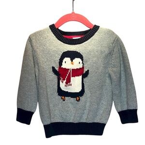 Gymboree Boy’s Penguin Sweater Cotton Size 18-24 Months